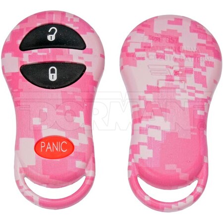 Motormite Keyless Remote Case Replacement Pink Dig, 13628Pkc 13628PKC